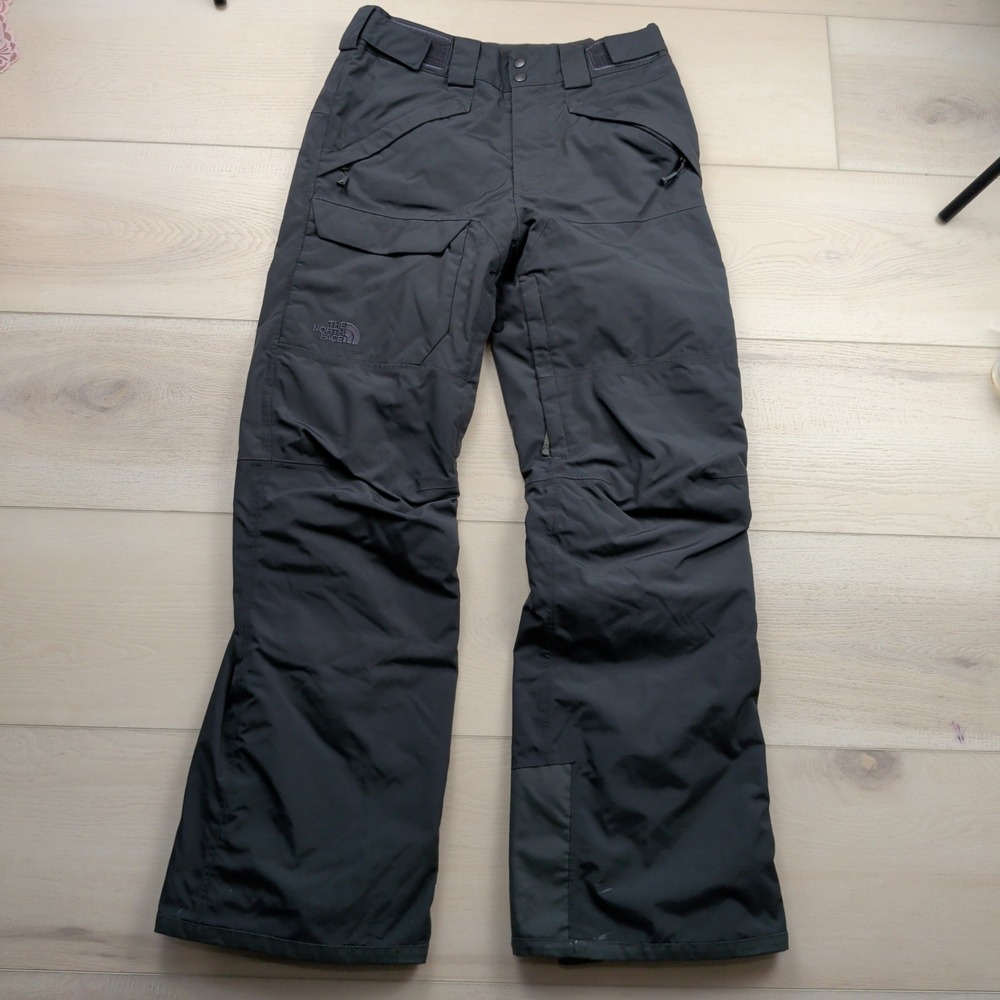 The North Face DryVent Freedom Insulated Snow Pants Mens S Gray Ski Snowboard